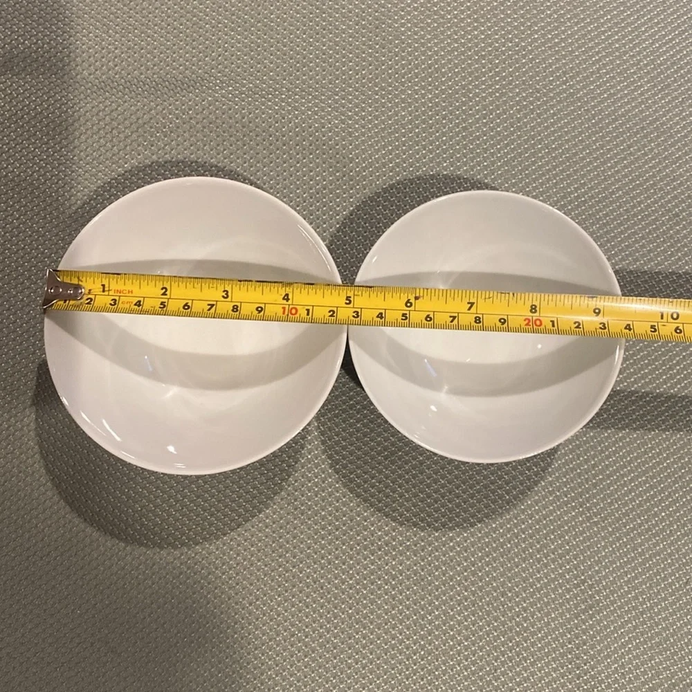 Set of 2 Vintage Porcelain Rice Noodle Bowls